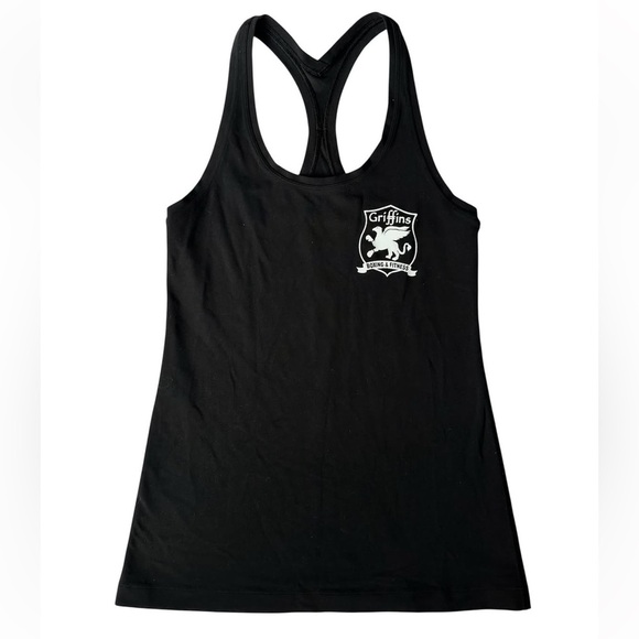 Women's Lululemon Griffins Boxing Black Racerback Tank Top - Picture 1 of 2